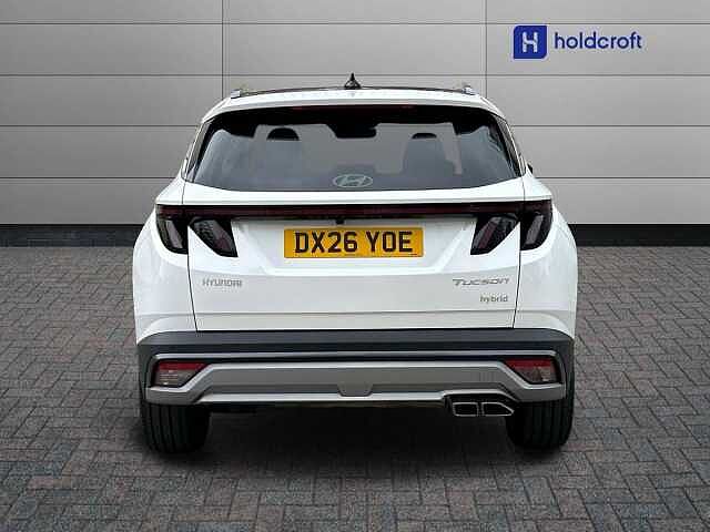 Hyundai TUCSON 1.6T 239 Hybrid Ultimate 5dr Auto White